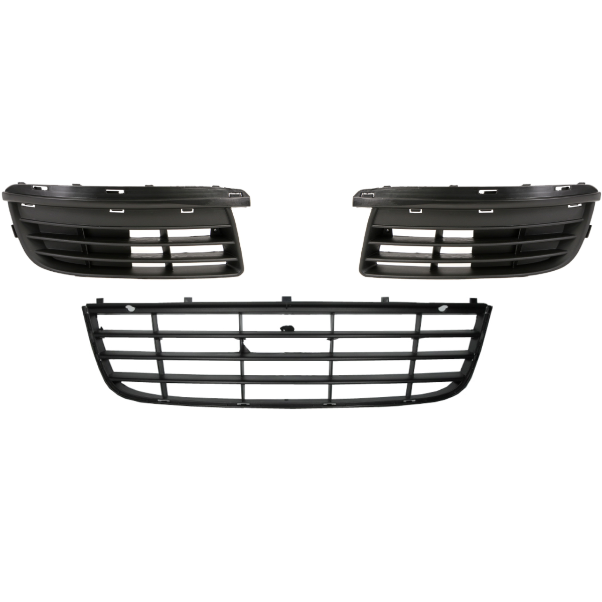 Решітка бампера Фольксваген Гольф 5, Джетта 3 - Volkswagen Golf 5, Jetta 3 - 2005-2010 (комплект)