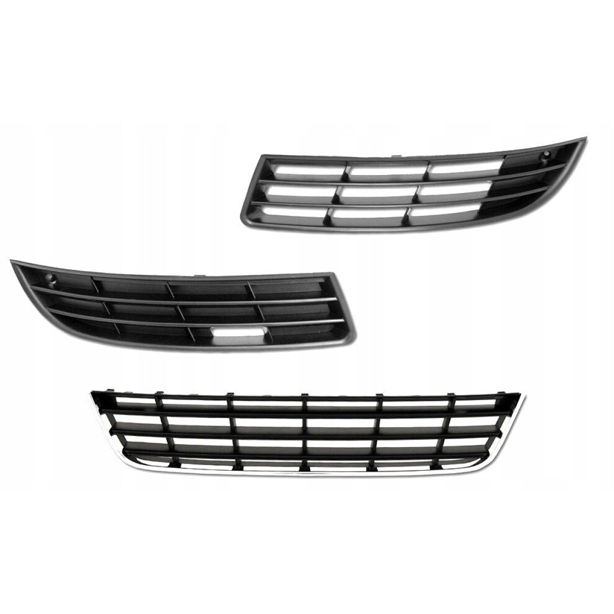 Решітка бампера Фольксваген Пасат Б6 - Volkswagen Passat B6 2005-2010 (комплект)