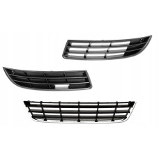 Решітка бампера Фольксваген Пасат Б6 - Volkswagen Passat B6 2005-2010 (комплект)