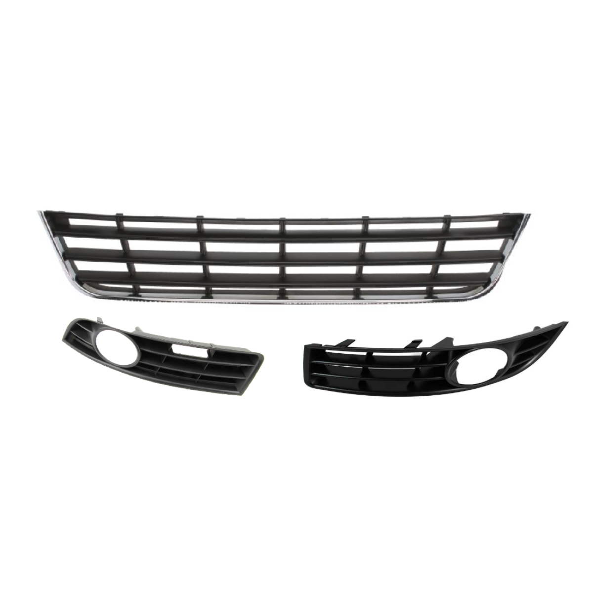 Решітка бампера Фольксваген Пасат Б6 - Volkswagen Passat B6 2005-2010 (комплект)
