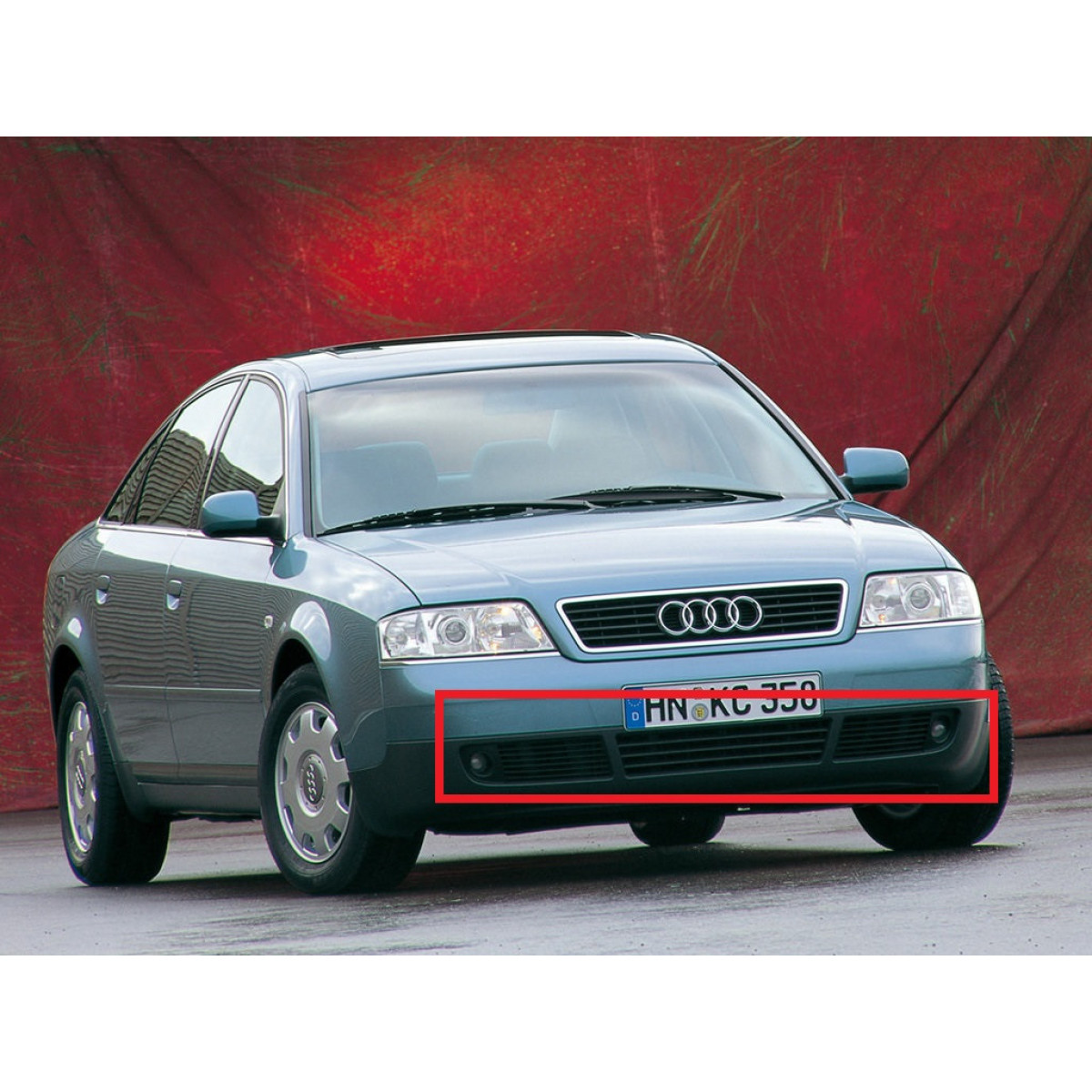 Решітка бампера Ауді A6 C5 - Audi A6 C5 1997-2001 (комплект)