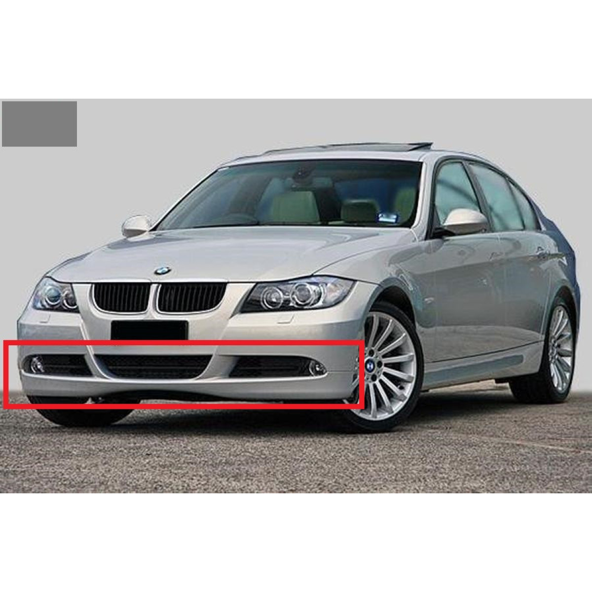 Решітка бампера БМВ 3 Е90 - BMW 3 E90 2008-2012 (комплект)