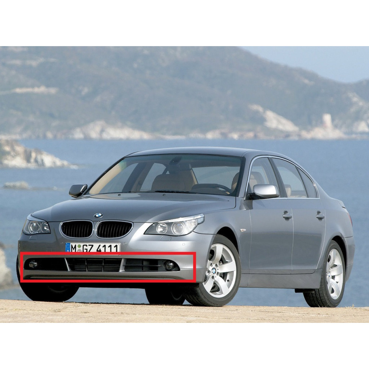 Решітка бампера БМВ 5 Е60 - BMW 5 E60 2003-2007 (комплект)