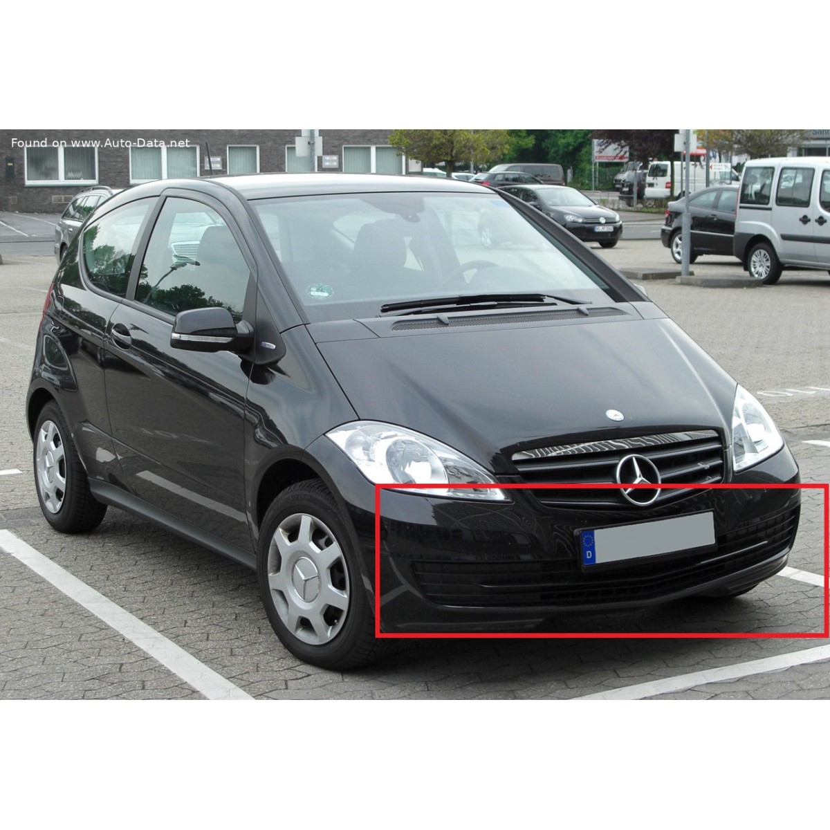 Решітка бампера Мерседес 169 - Mercedes W169 - 2009-2012