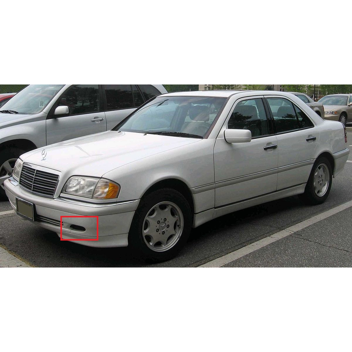 Решітка бампера Мерседес 202 - Mercedes 202 - 1993-1997 (комплект)