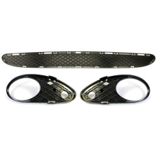 Решітка бампера Мерседес 203 - Mercedes W203, S203 - 2000-2004 (комплект)