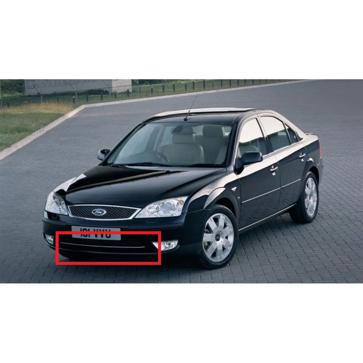 Решітка бампера Форд Мондео 3 - Ford Mondeo 3 - 2003-2007
