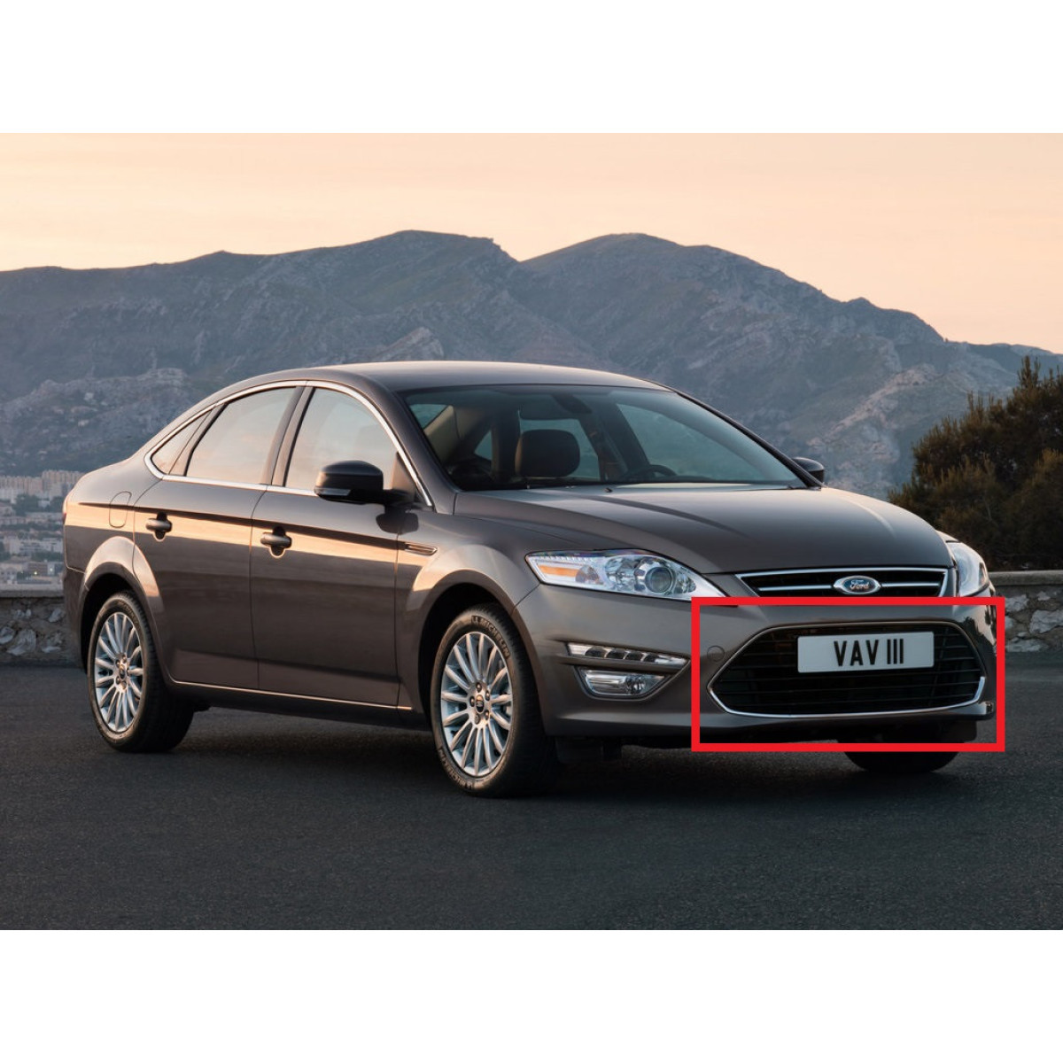 Решітка бампера Форд Мондео 4 - Ford Mondeo 4 - 2010-2013