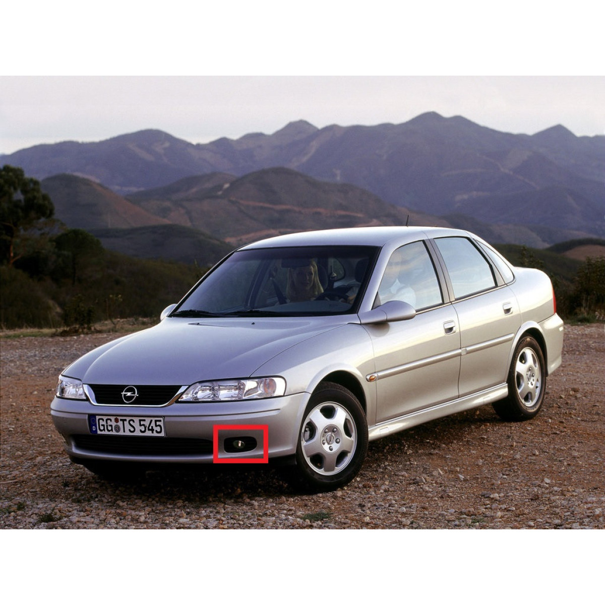 Решітка бампера Опель Вектра Б - Opel Vectra B 1999-2002 (комплект)