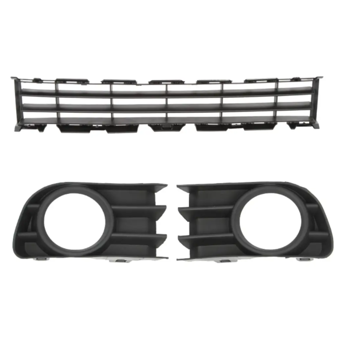 Решітка бампера Рено Меган 2 - Renault Megane 2 - 2002-2005 (комплект)