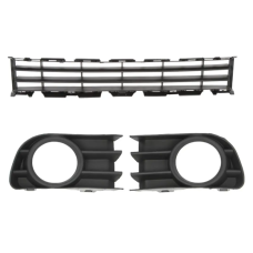 Решітка бампера Рено Меган 2 - Renault Megane 2 - 2002-2005 (комплект)
