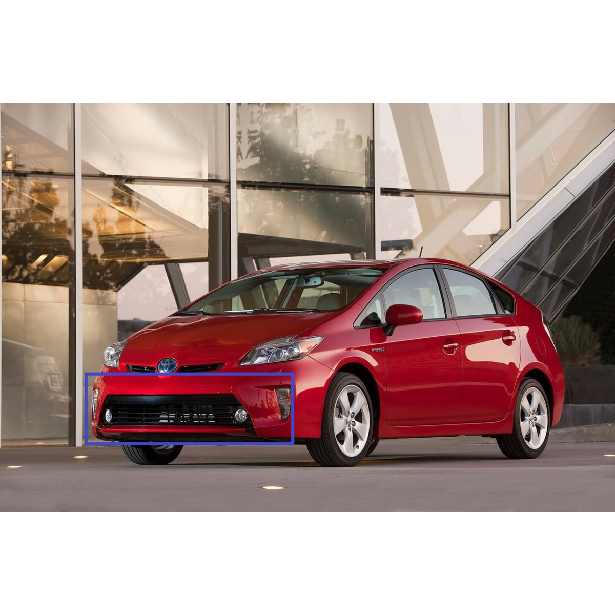 Решітка бампера Тойота Приус - Toyota Prius 2012-2015