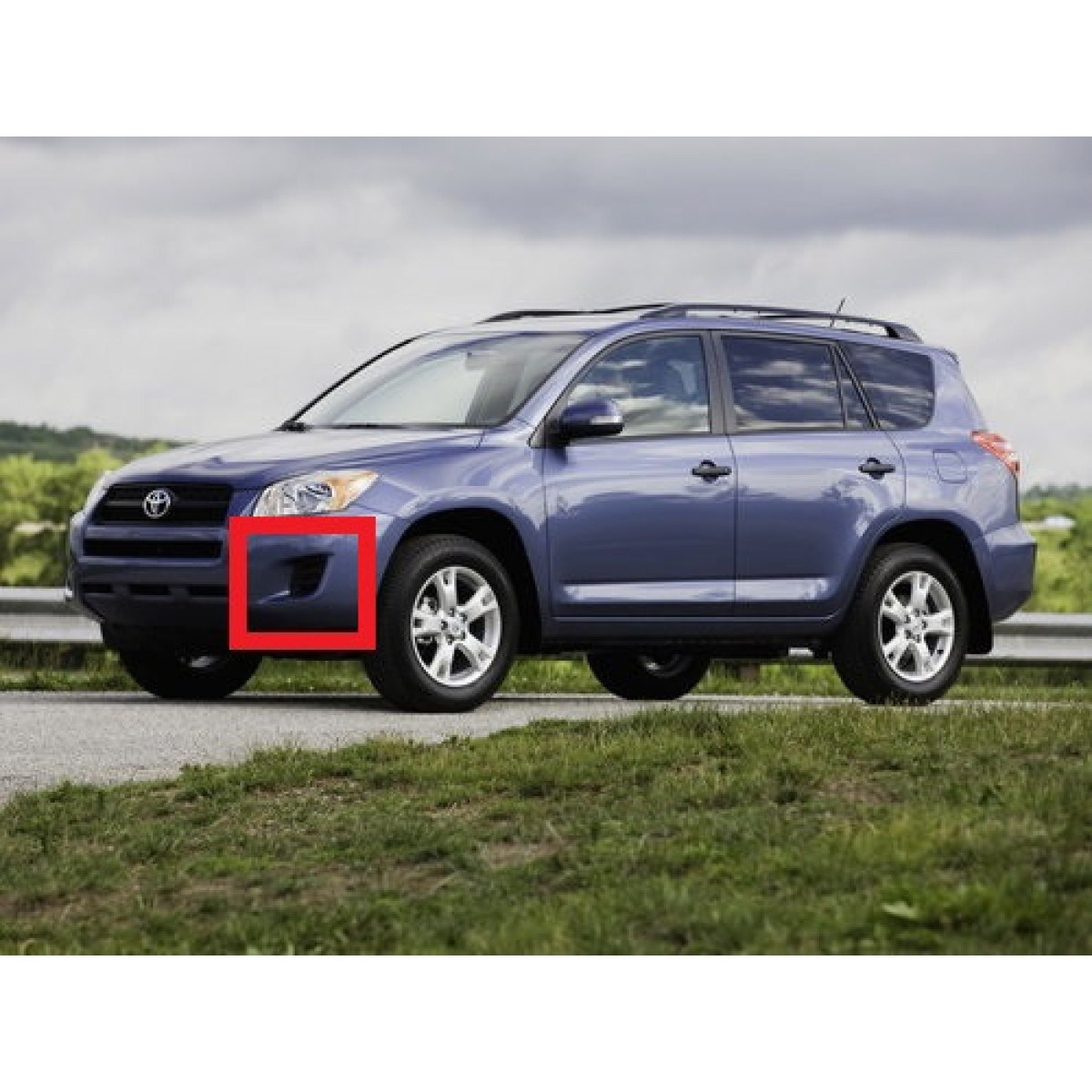 Решітка бампера Тойота РАВ4 3 - Toyota RAV4 3 2009-2010 (комплект)