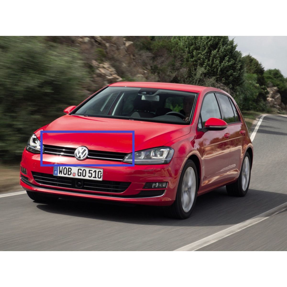 Решітка радіатора Фольксваген Гольф 7 - Volkswagen Golf 7 - 2012-