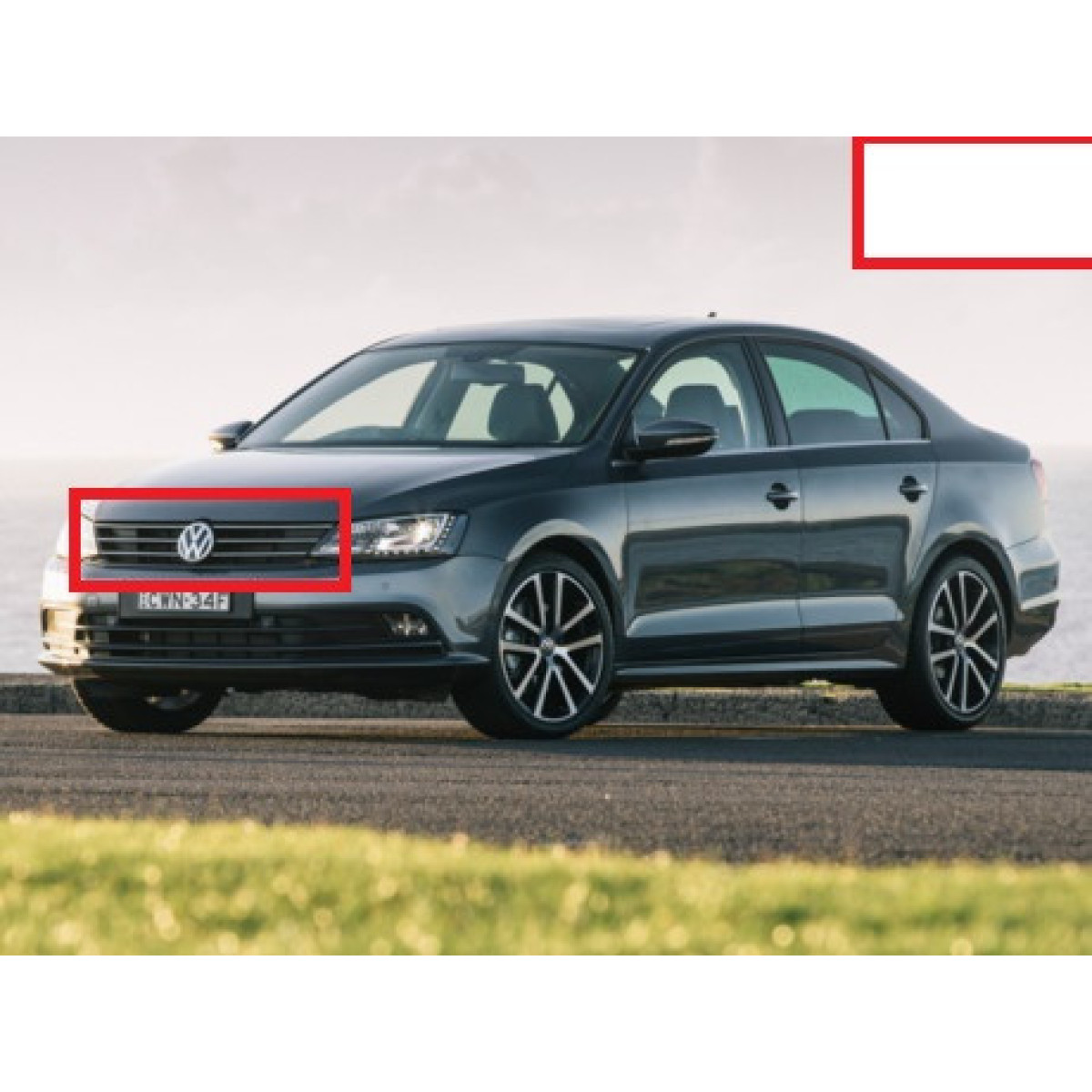 Решітка радіатора Фольксваген Джетта 4 - Volkswagen Jetta 4 - 2010-2014