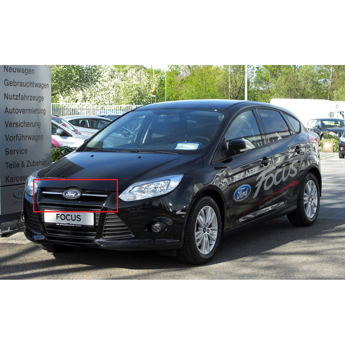 Решітка радіатора Форд Фокус 3 - Ford Focus 3 - 2011-2014