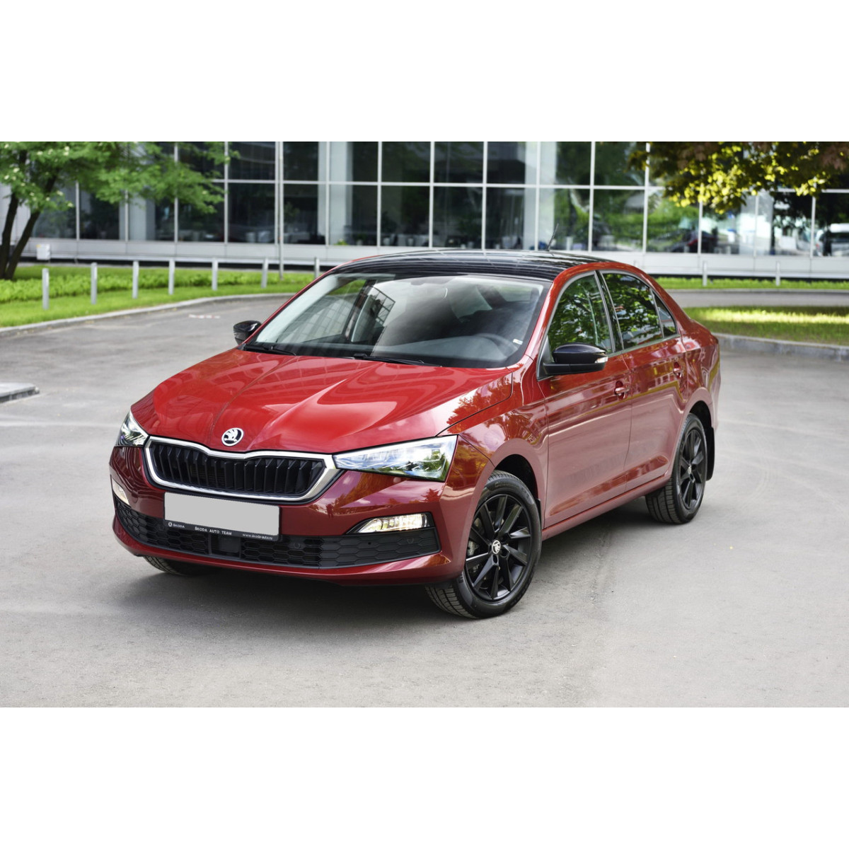 Решітка радіатора Шкода Рапід - Skoda Rapid 2012-