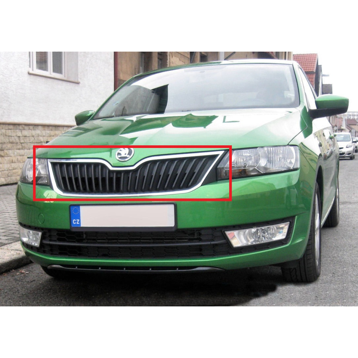 Решітка радіатора Шкода Рапід - Skoda Rapid 2012-
