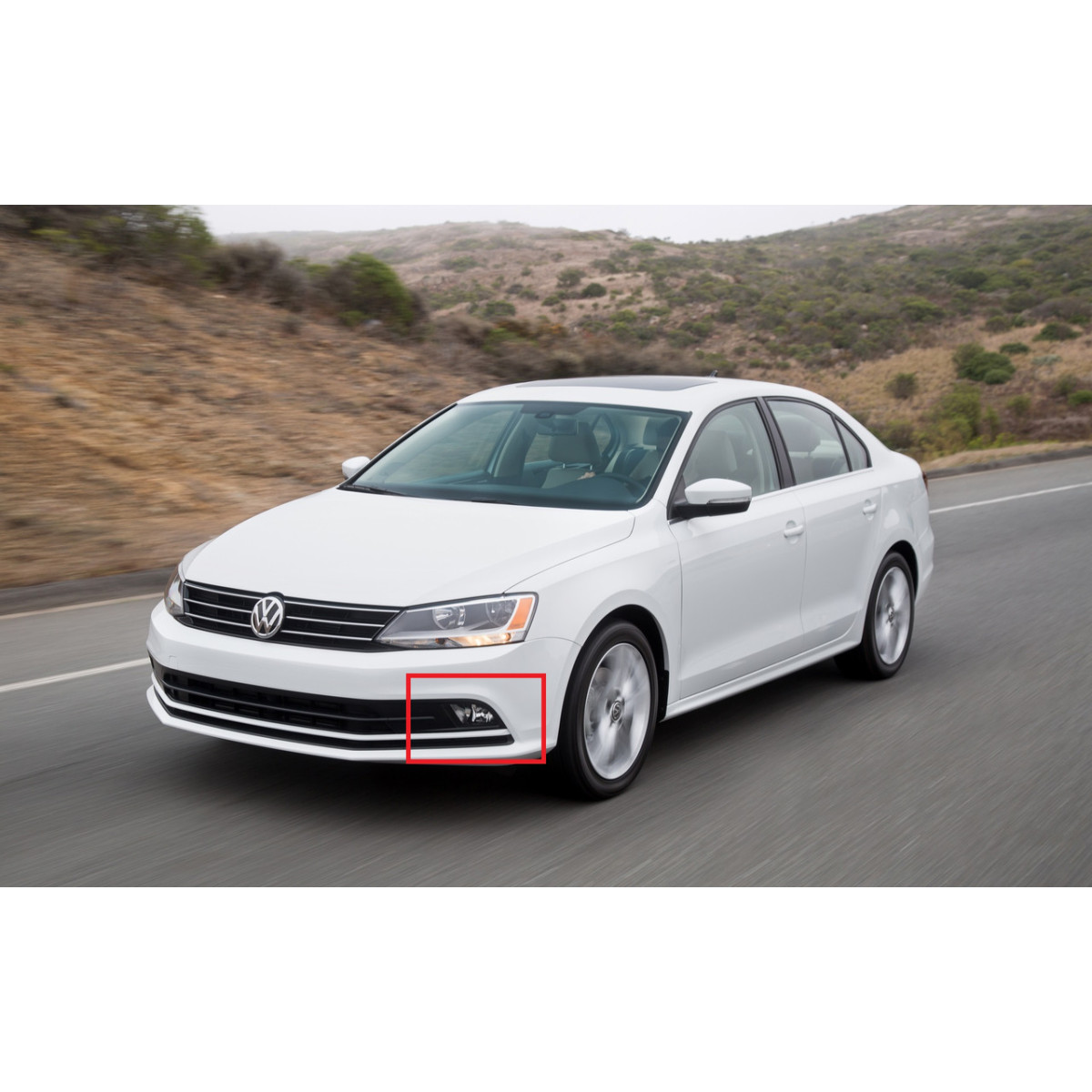 Решітка бампера Фольксваген Джетта 4 - Volkswagen Jetta 4 2014- (комплект)
