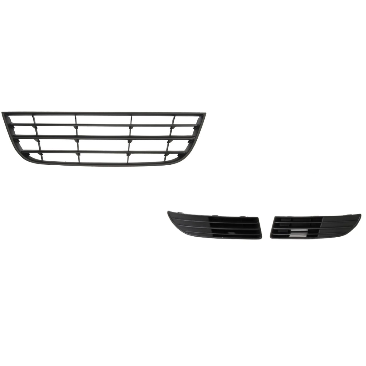 Решітка бампера Фольксваген Поло - Volkswagen Polo 2005-2009 (комплект)