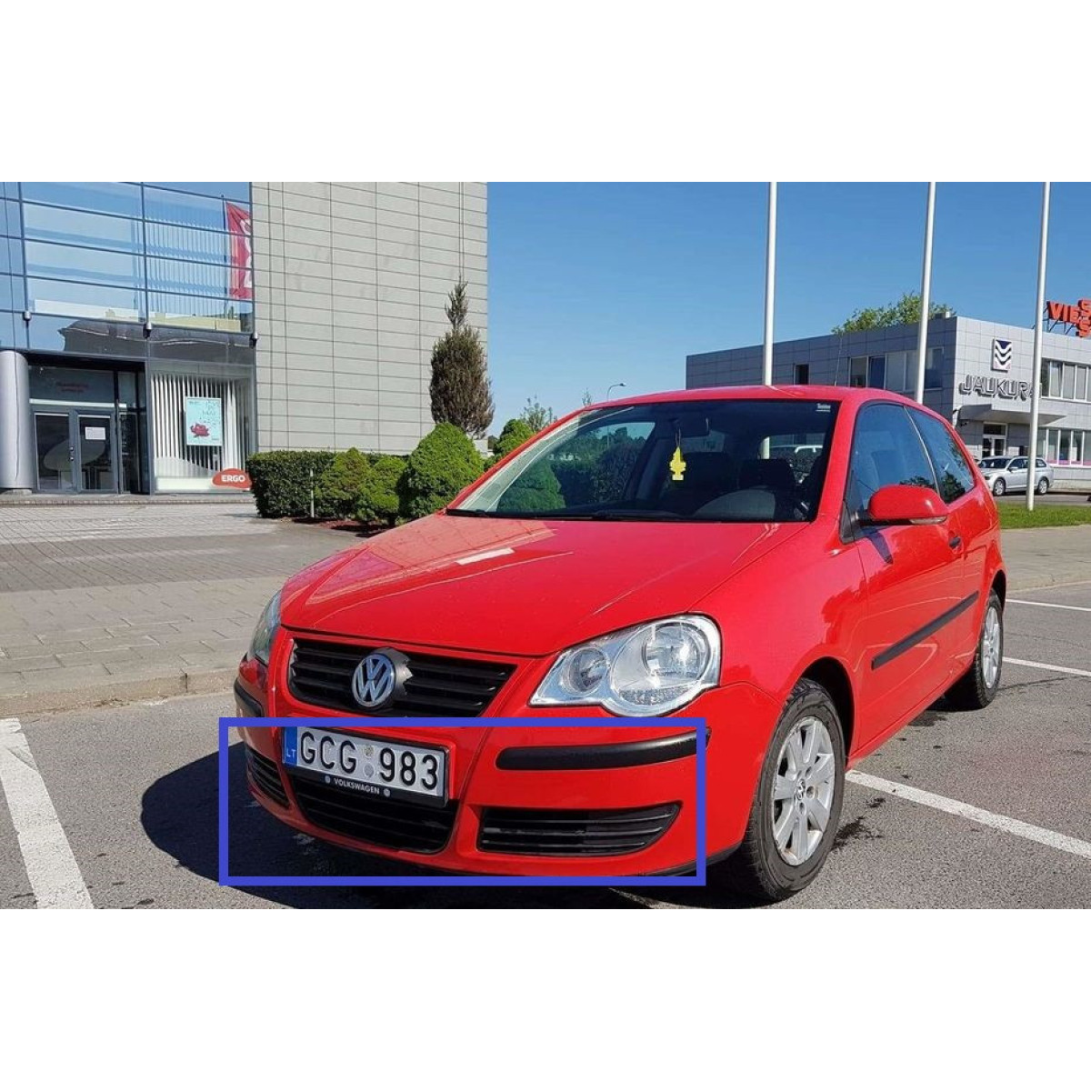 Решітка бампера Фольксваген Поло - Volkswagen Polo 2005-2009 (комплект)