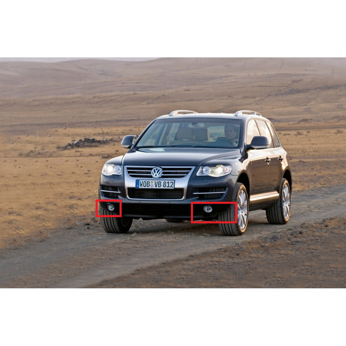 Решітка бампера Фольксваген Туарег - Volkswagen Touareg 2006-2010 (комплект)