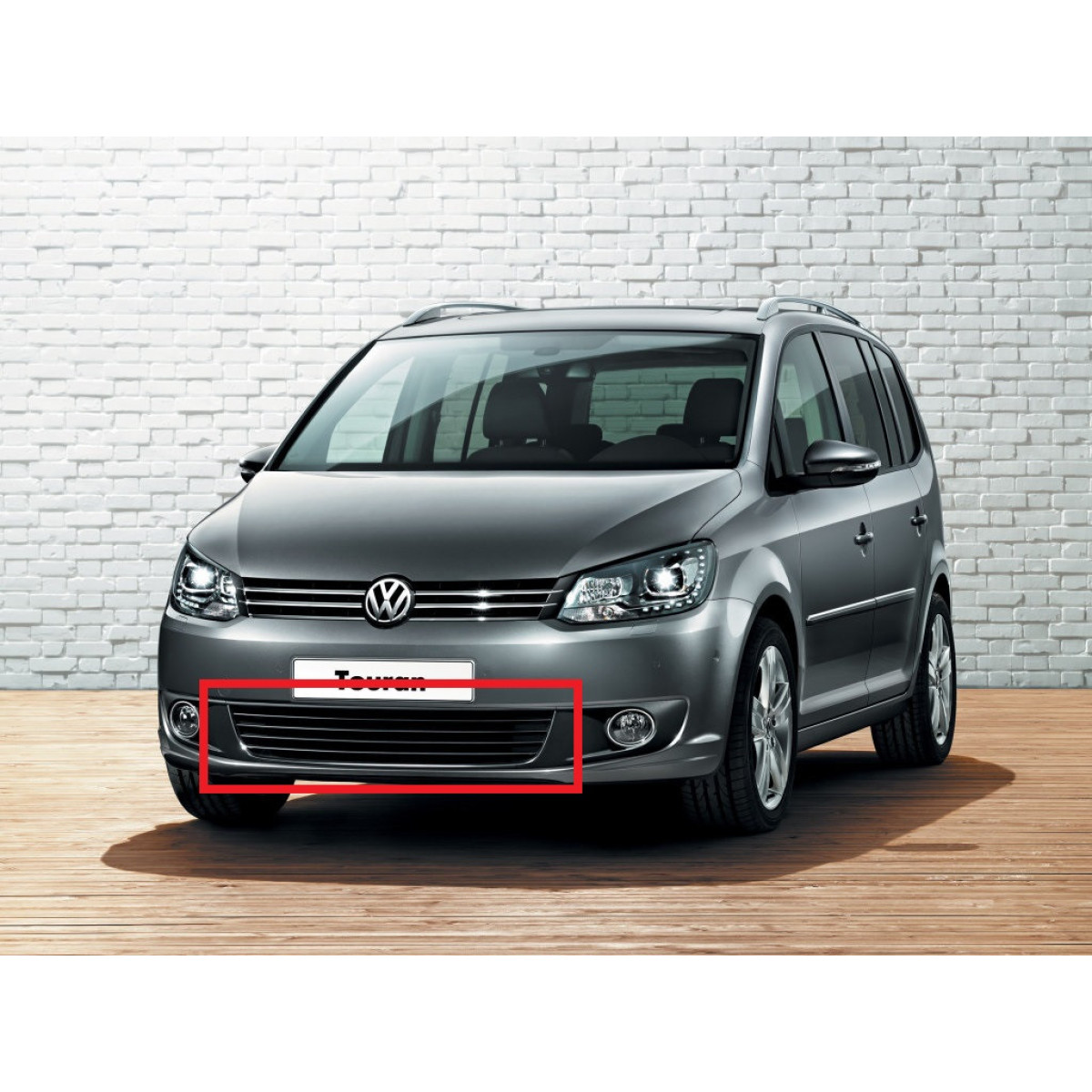 Решітка бампера Фольксваген Туран - Volkswagen Touran 2010-