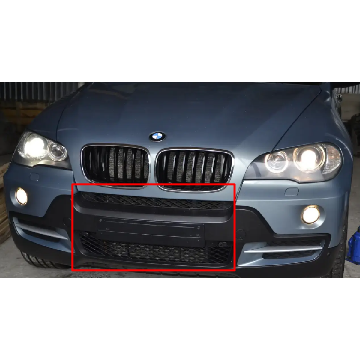 Решітка бампера БМВ Х5 Е70 - BMW X5 E70 2007-2010 (комплект)