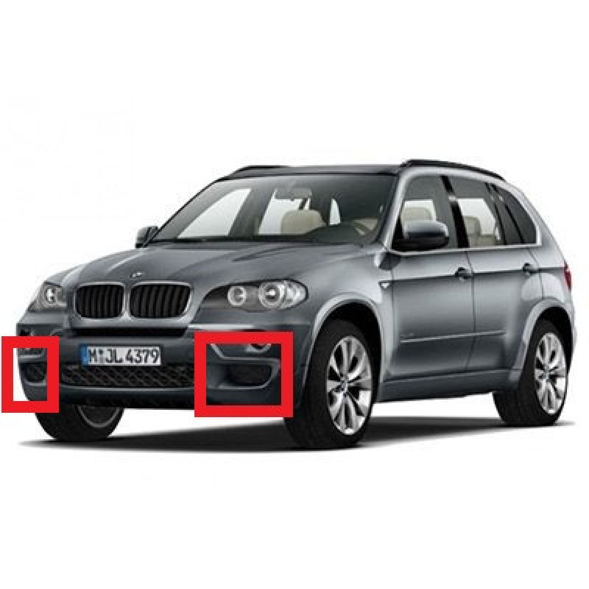 Решітка бампера БМВ Х5 Е70 - BMW X5 E70 - 2007-2010 (комплект)