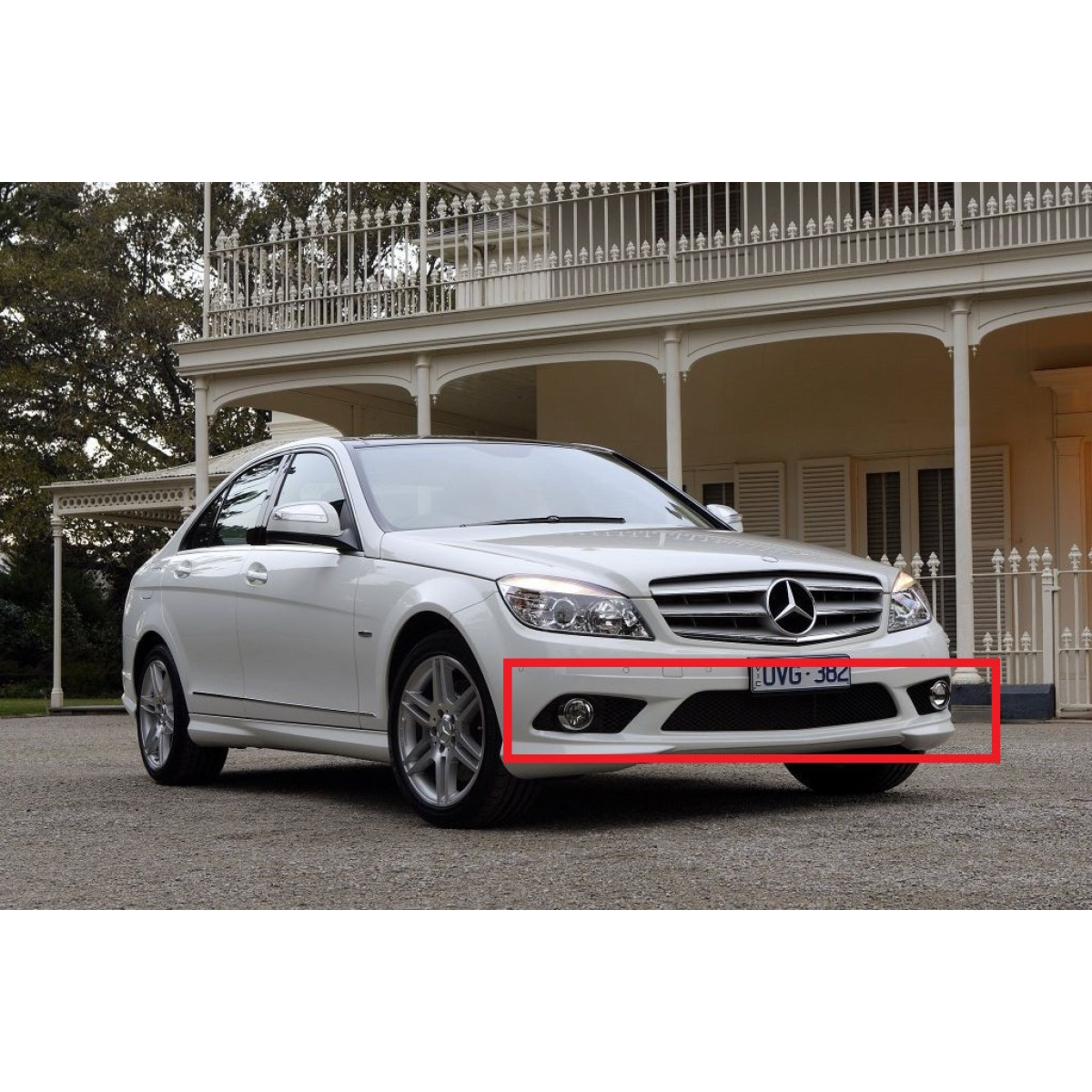 Решітка бампера (комплект) Мерседес 204 - Mercedes W204 - 2007-2011