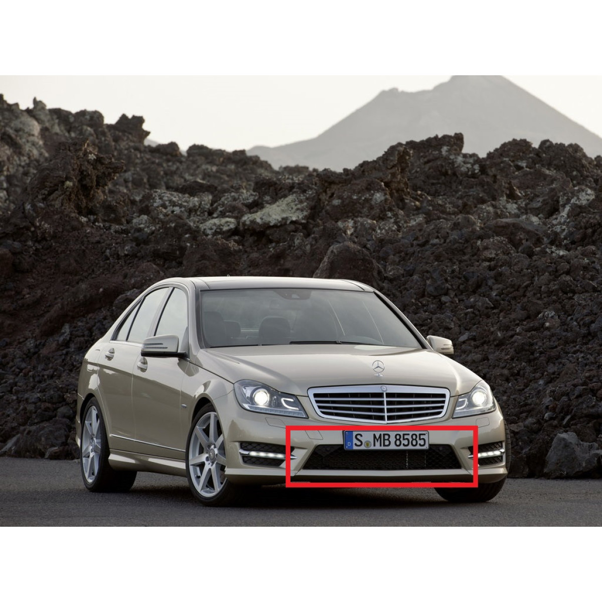 Решітка бампера Мерседес 204 - Mercedes W204 - 2011-2013