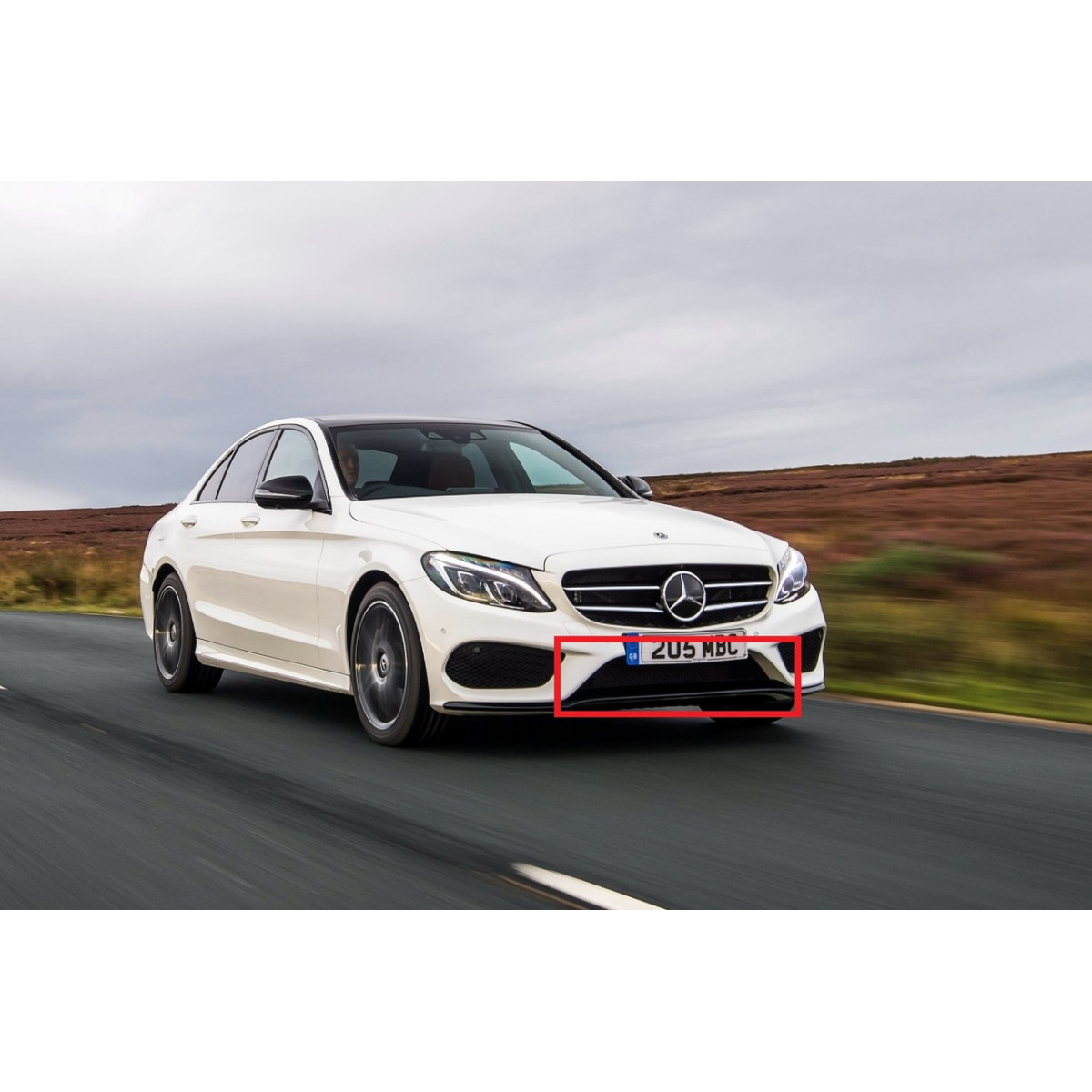Решітка бампера Мерседес 205 - Mercedes W205 - 2013-