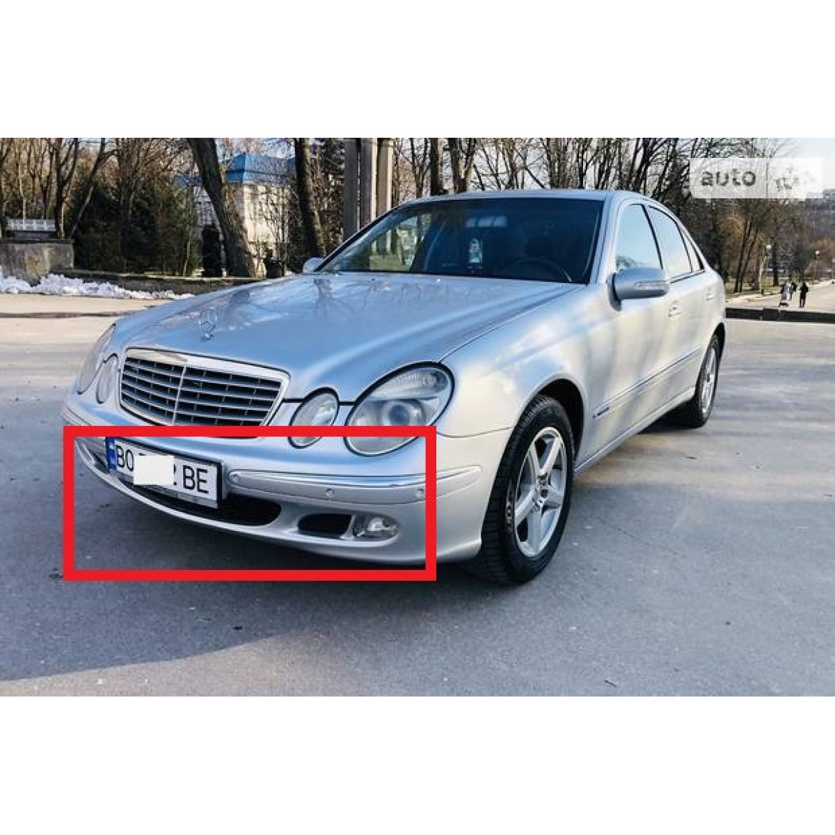 Решітка бампера (комплект) Мерседес 211 - Mercedes W211 - 2002-2006
