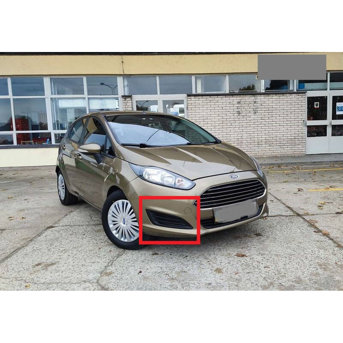 Решітка бампера Форд Фієста 6 - Ford Fiesta 6 - 2013- (комплект)
