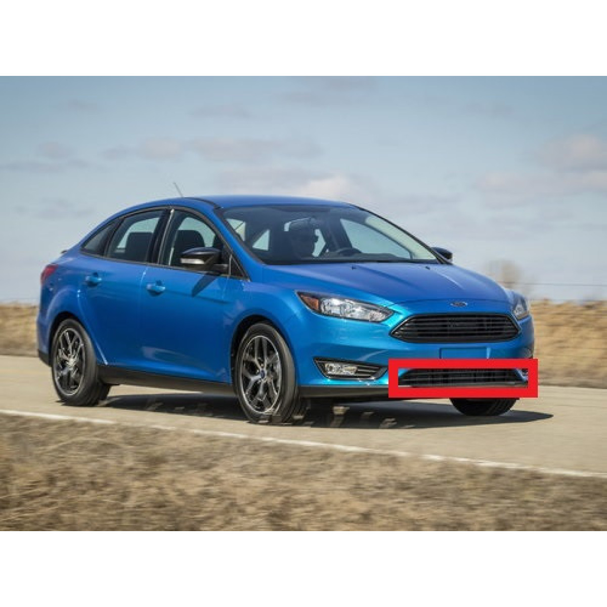 Решітка бампера нижня Форд Фокус 3 - Ford Focus 3 - 2015-
