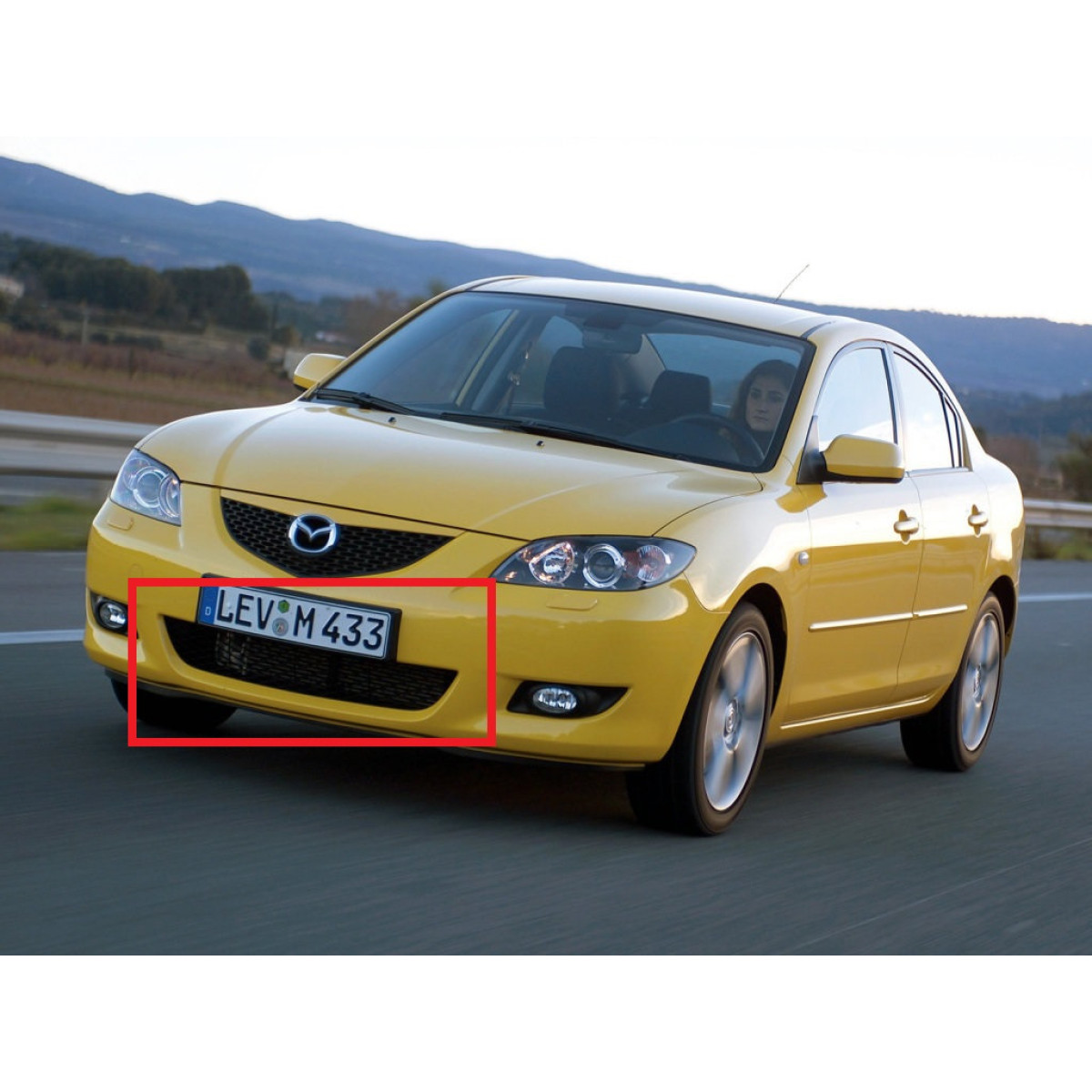 Решітка бампера Мазда 3 - Mazda 3 - 2003-2006