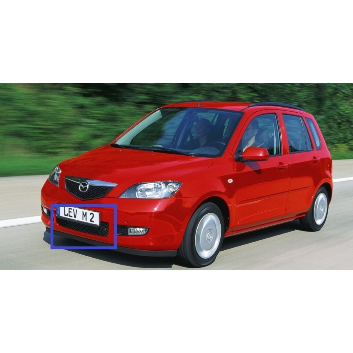 Решітка бампера Мазда 2, 3 - Mazda 2, 3 - 2006-2009