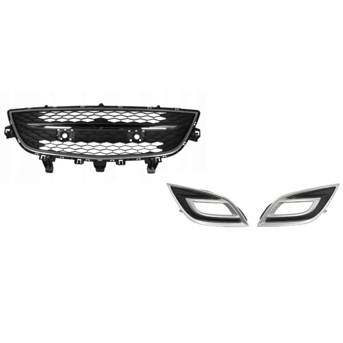 Решітка бампера Мазда CX-9 - Mazda CX-9 - 2010-2012 (комплект)