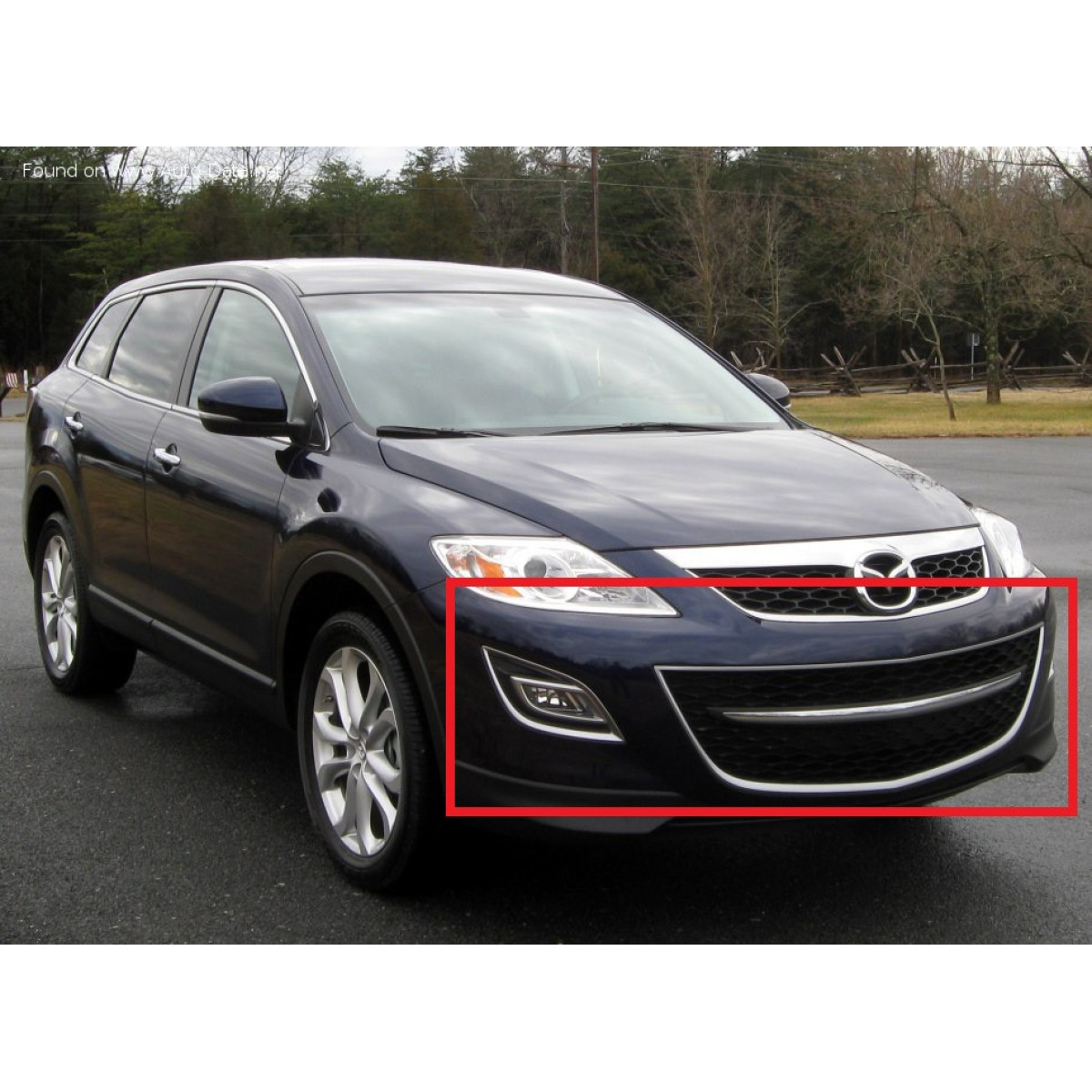 Решітка бампера Мазда CX-9 - Mazda CX-9 - 2010-2012 (комплект)