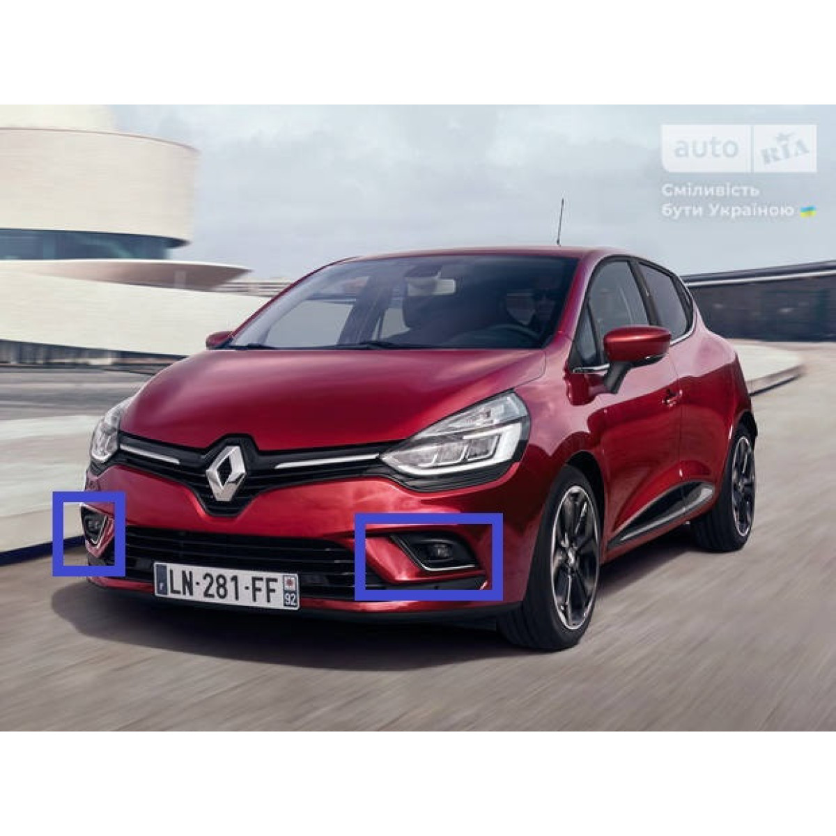 Решітка бампера (комплект) Рено Кліо 4 - Renault Clio 4 -2012-2019
