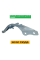 Петля (шарнір, кріплення) капота ліва Ford Focus 2 - Форд Фокус 2 2004-2008
