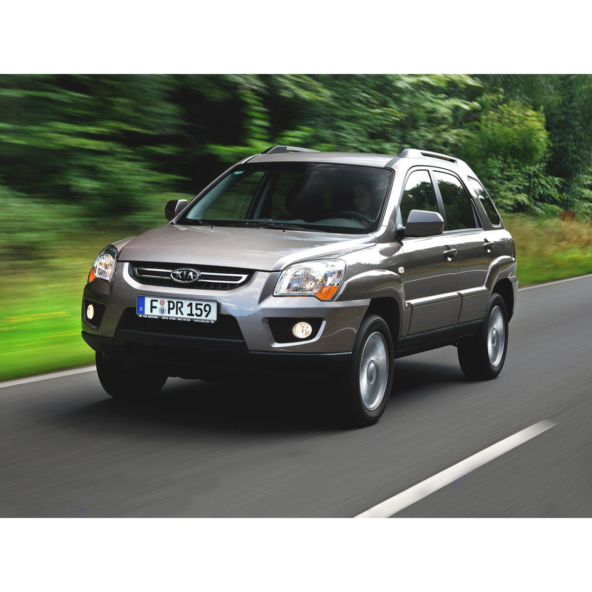 Ручка дверей зовнішня задня права Кіа Спртейдж -Kia Sportage 2004-2010