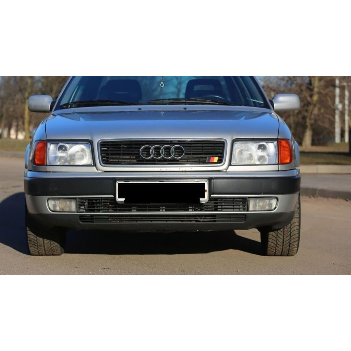 Решітка бампера Audi 100 C4 1990-1994 (комплект) POLCAR