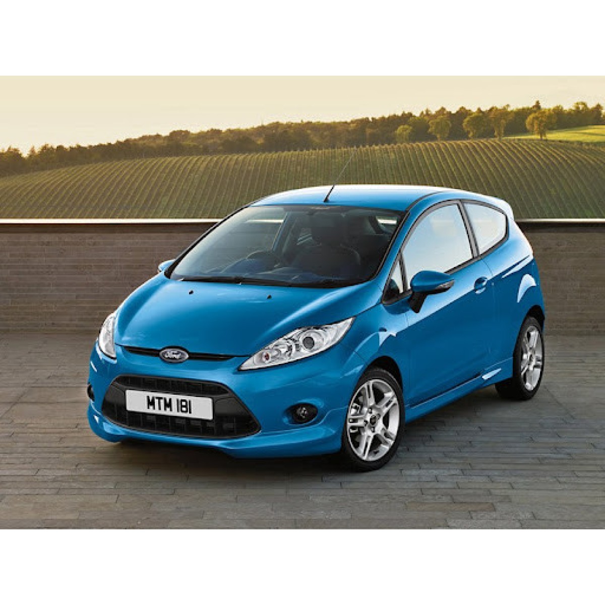 Радіатор кондиціонера Форд Фієста 6, Б-МАКС - Ford Fiesta 6, B-MAX (1.25-1.6) 2008-