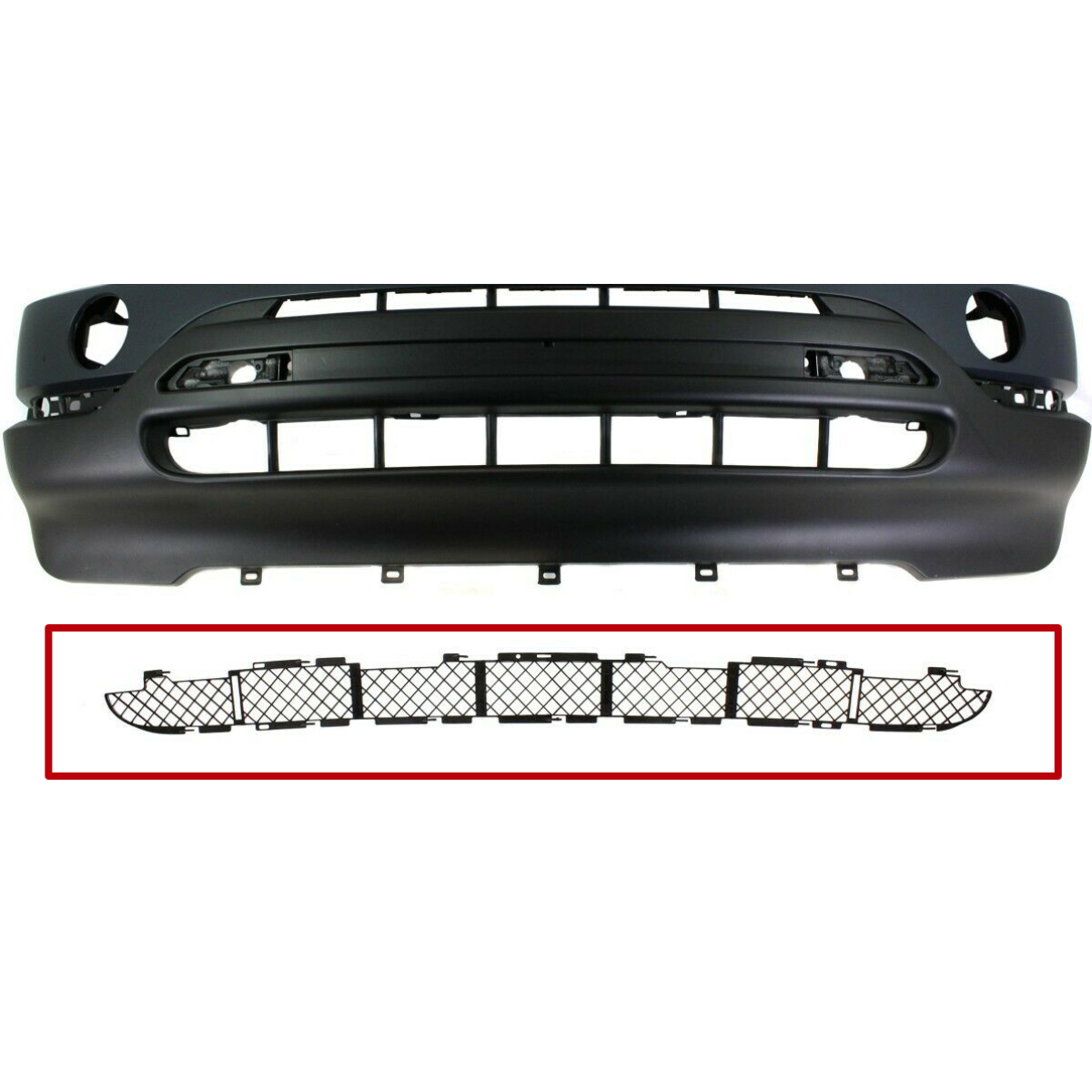 Решітка бампера BMW X5 E53 1999-2003 / POLCAR
