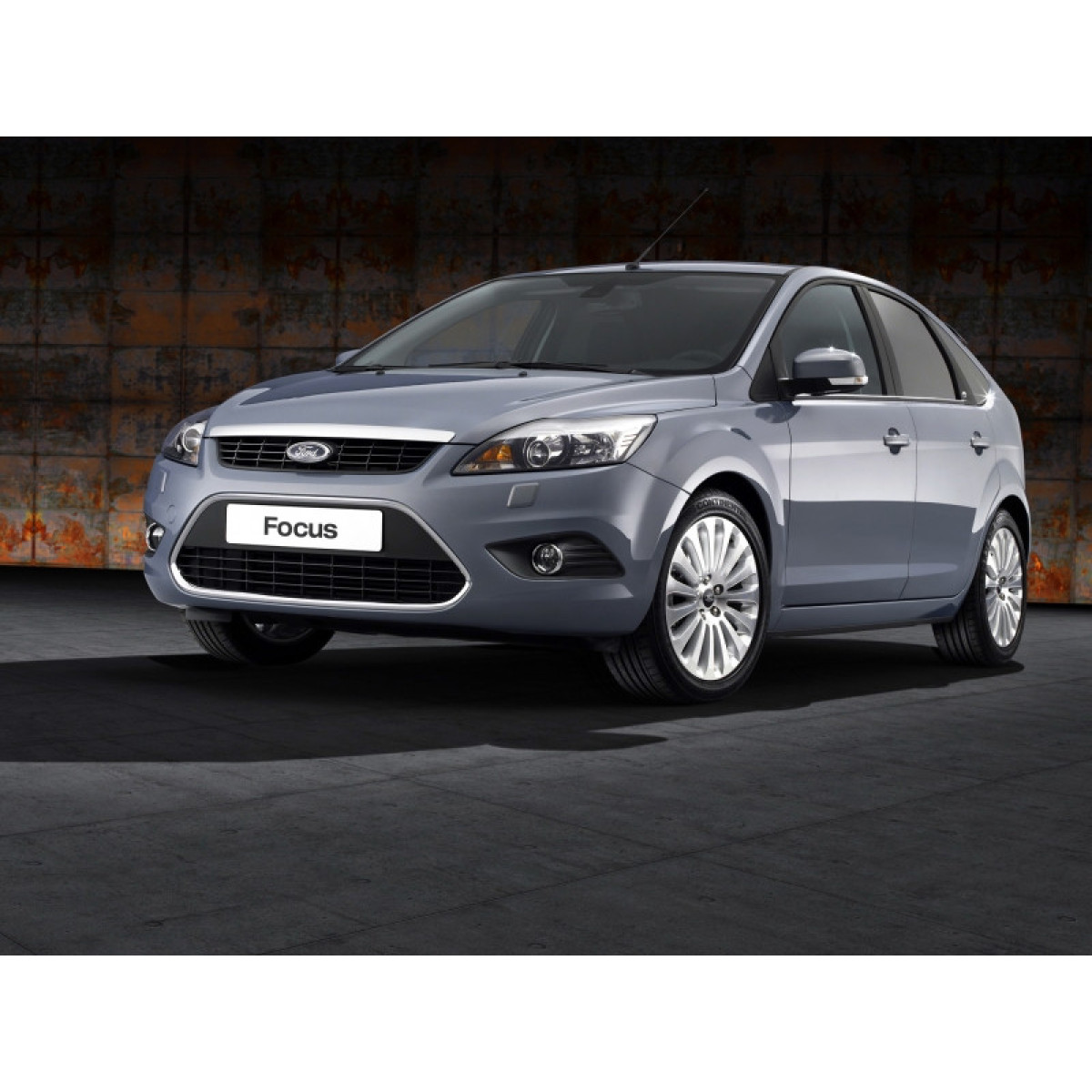 Решітка радіатора (бампера) Форд Фокус 2 - Ford Focus 2 - 2008-2011 (комплект ліва-права)