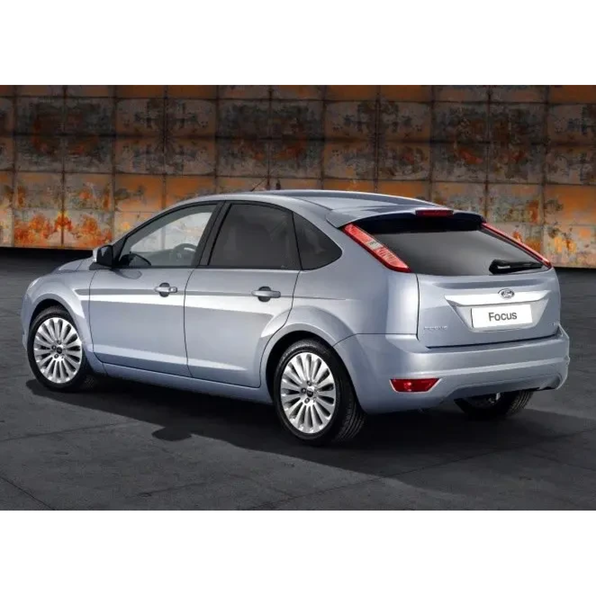 Решітка радіатора (бампера) Форд Фокус 2 - Ford Focus 2 - 2004-2008 (комплект ліва-права)