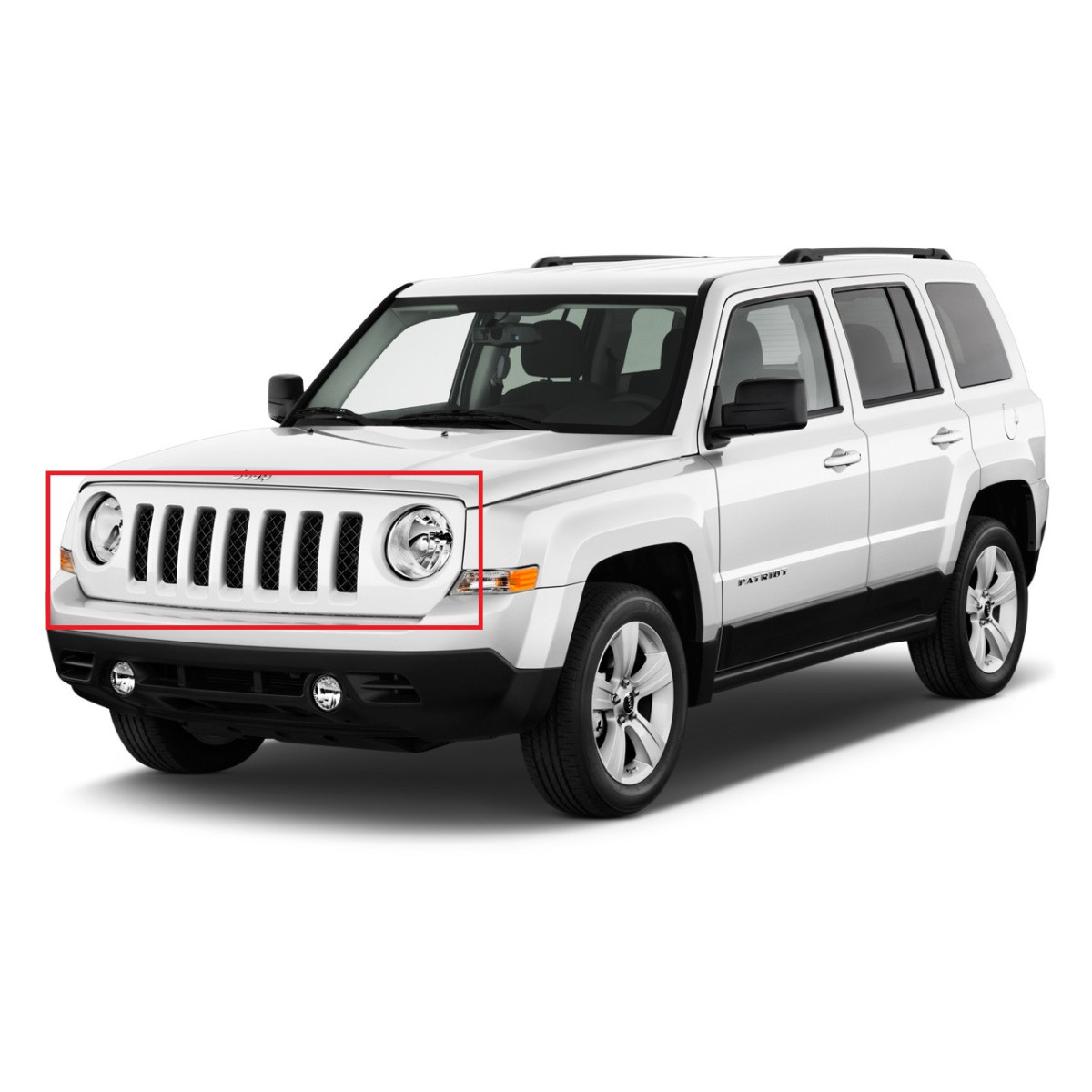 Решітка бампера (комплект) Джип Патріот - Jeep Patriot (PK), 2011- (внутрішня та зовнішня або окремо