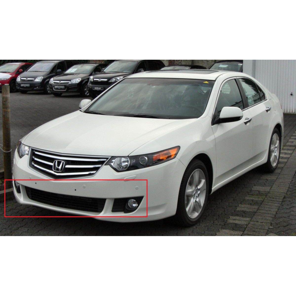 Решітка бампера (комплект) Хонда Аккорд 8 - Honda Accord 8 (CU2) - 2008-2013