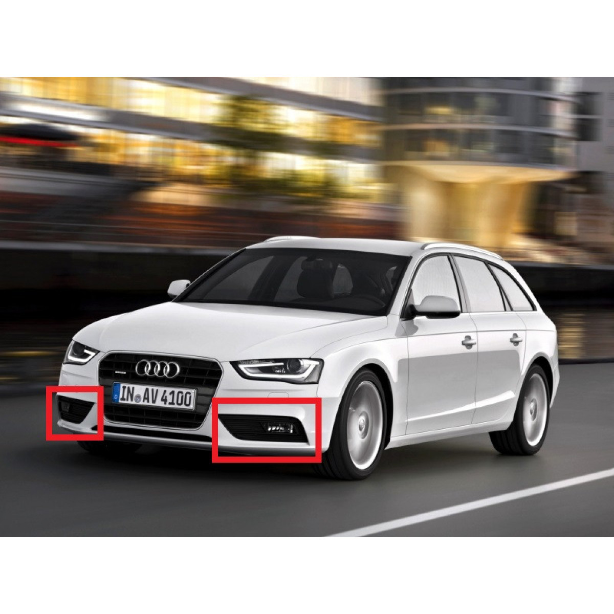 Решітка бампера (комплект) Ауді А4 Б8 - Audi A4 B8 - 2011-2015 (рестайлінг)